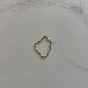 Catbird NYC Sweet Nothing Gold Chain Ring - 14K Gold
